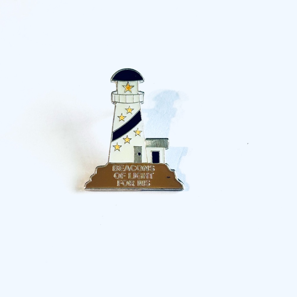 Lighthouse Enamel Pin‎ with Stars, Beacons of Light